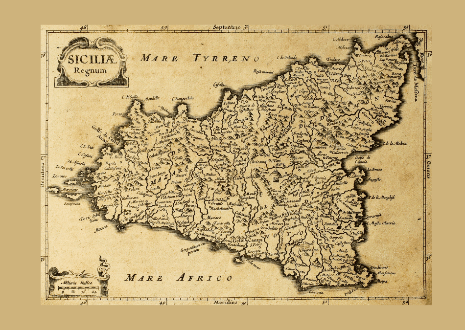 harta antica sicilia