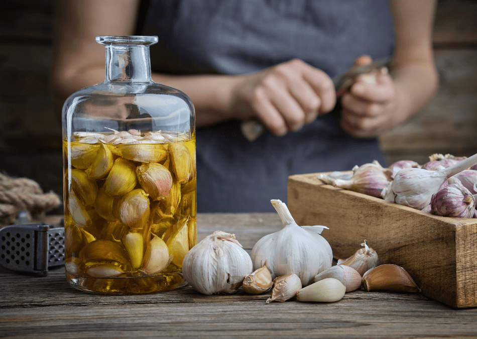 usturoi in ulei
