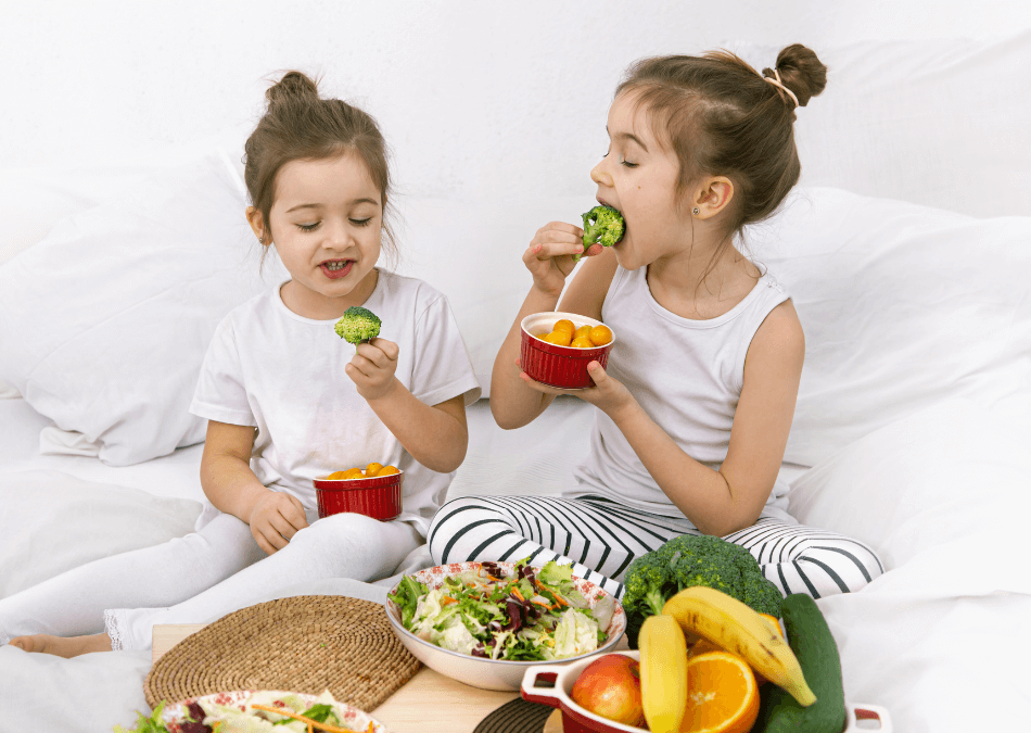 mancare ecologica doua fete